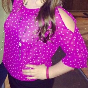 Polka dot top